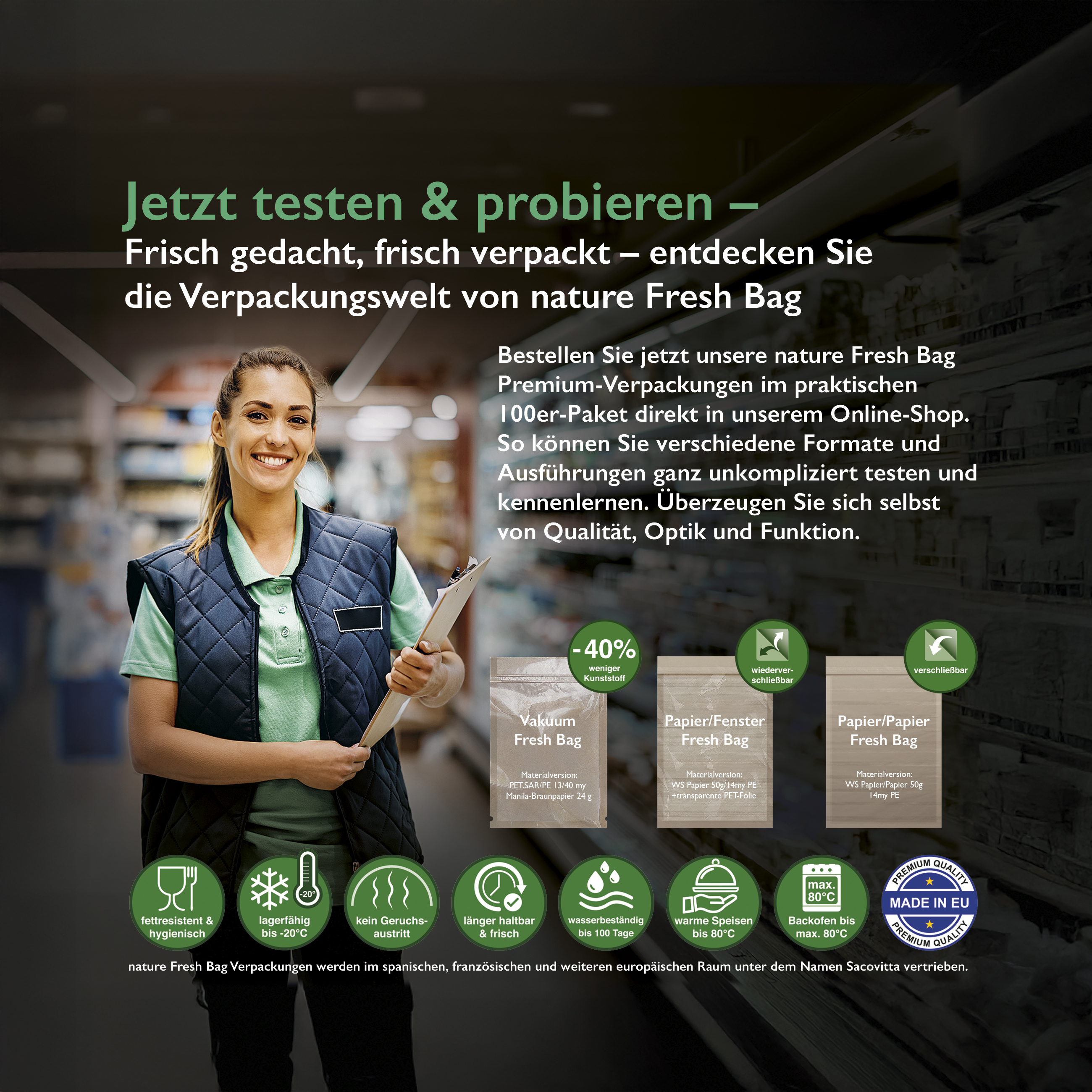 EINKAUFERIN Millonenfach im taeglichen EINSATZ